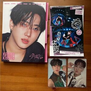 Karma Album Changbin with Two Random Photocards Stray Kids SKZ